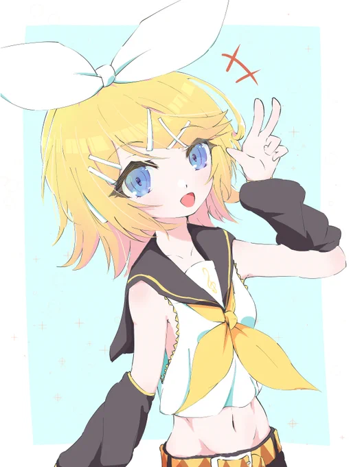 ぶいぶいっ #鏡音リン 