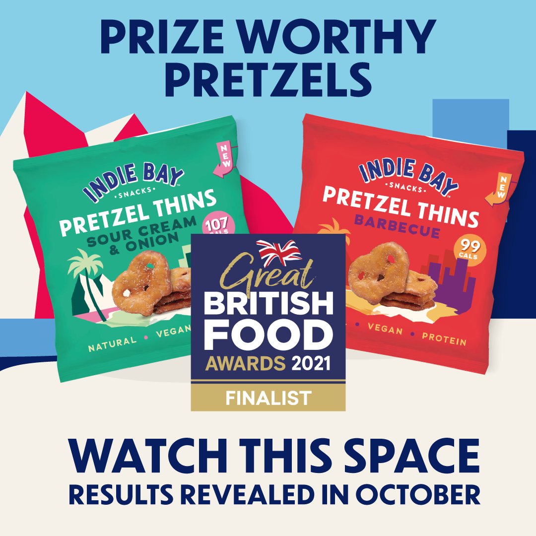 We are really excited to share this news ✨Indie Bay is a Great British Food Award 2021 Finalist ✨
We are trying not to get over-excited but we have to admit we wrote this jumping up and down on the spot...

#SnacksWithBenefits #IndieBay #GreatBritishFoodAward2021