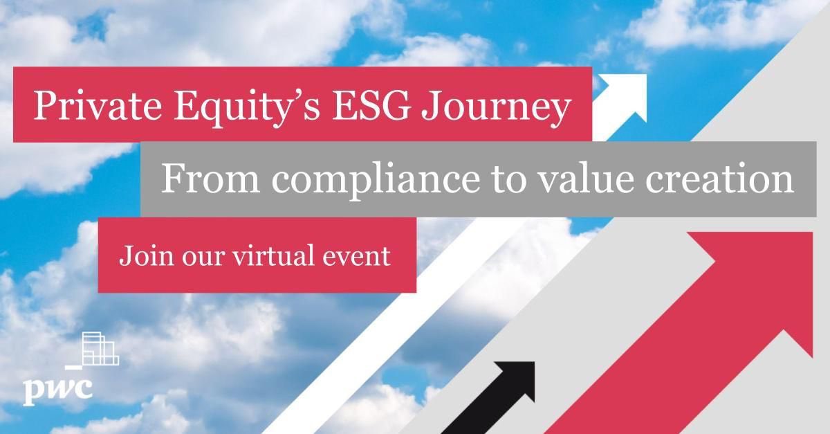 WJacksonMoore's tweet photo. #ESG and #PrivateEquity: @PwC webcast this Thursday (16 Sep). Funds have radically reassessed the importance and value of ESG to their business. Join our webcast on integrating sustainable investment. 
Please register here: https://t.co/6vrRukliAb @Nicky__Crawford https://t.co/mbLDJnfYbB