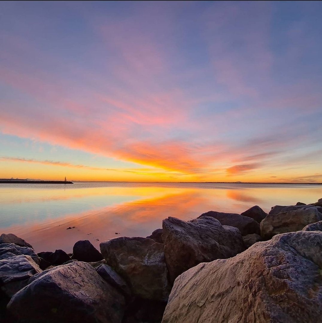 @thetripod_cast Winter sunrise at Ferrybank in Wexford back in January