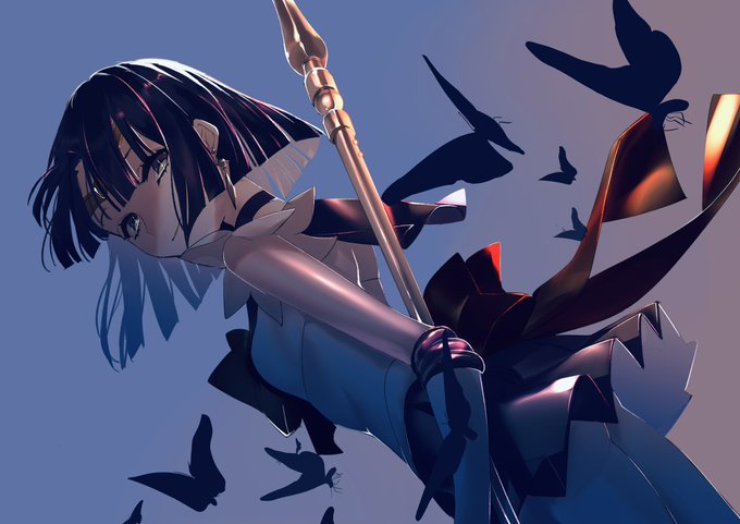 セーラーサターンのtwitterイラスト作品