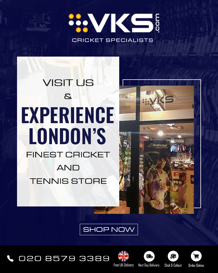 VKS is one of the leading cricket equipment store, where you can buy all the equipment under one proof.

#vks #ealing #london #cricketequipment #onlinecricketstore #tennis