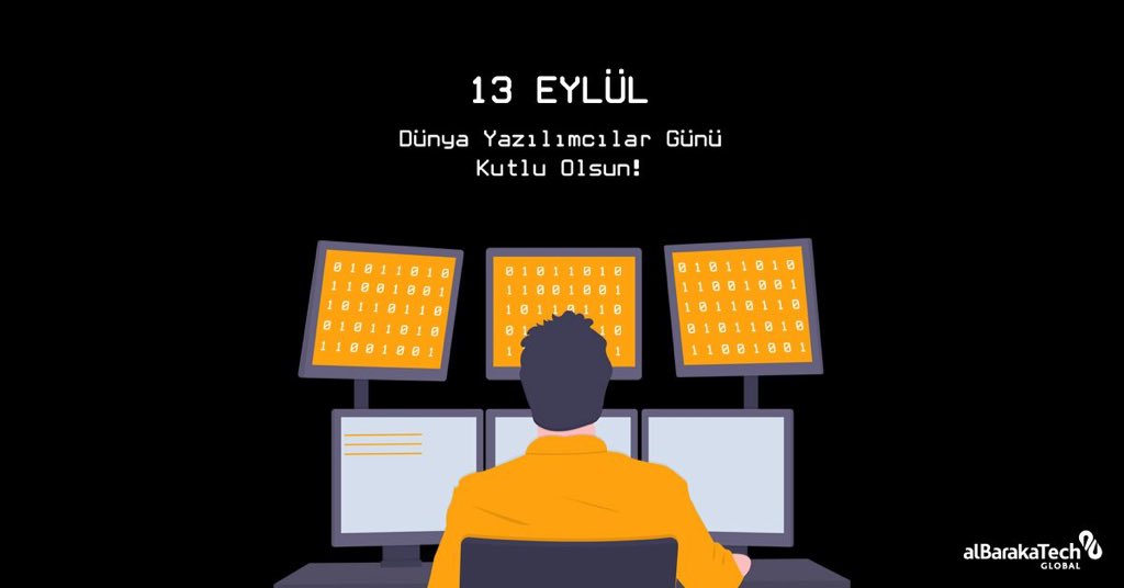 AlbarakaTech's tweet image. Hayatımızı kolaylaştıran ve geleceğimize yön veren tüm yazılımcıların 13 Eylül “Dünya Yazılımcılar Günü” kutlu olsun! #ProgrammersDay2021