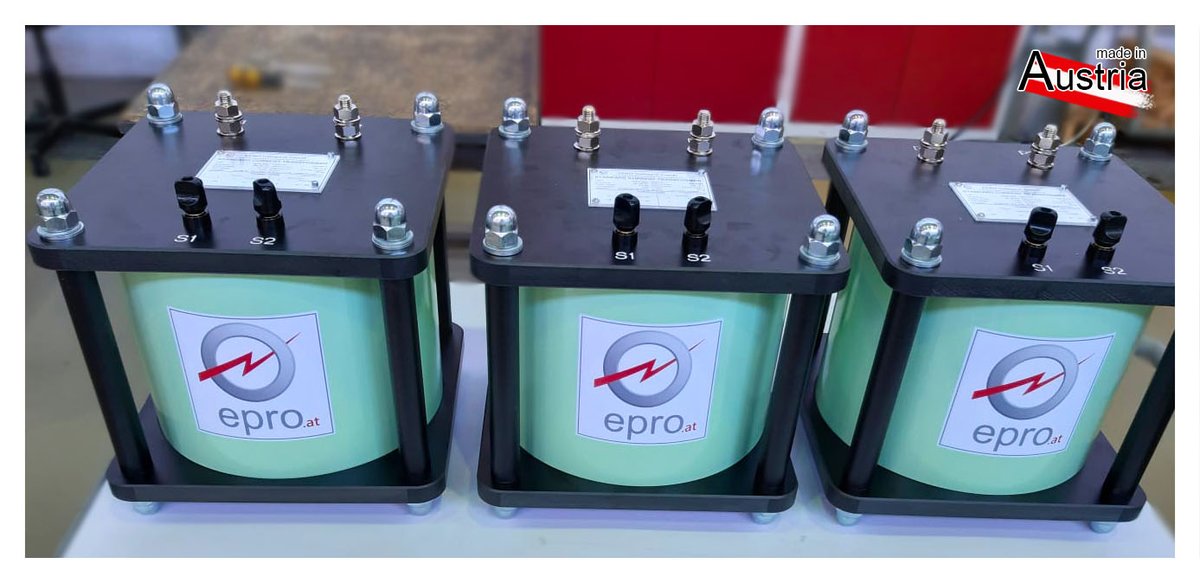 EproGmbh's tweet image. Standard Current Transformers, Type NCD 200.
Customized produced test bay equipment, made in Austria.
#epro #testbayequipment #highstandardsinhighvoltage