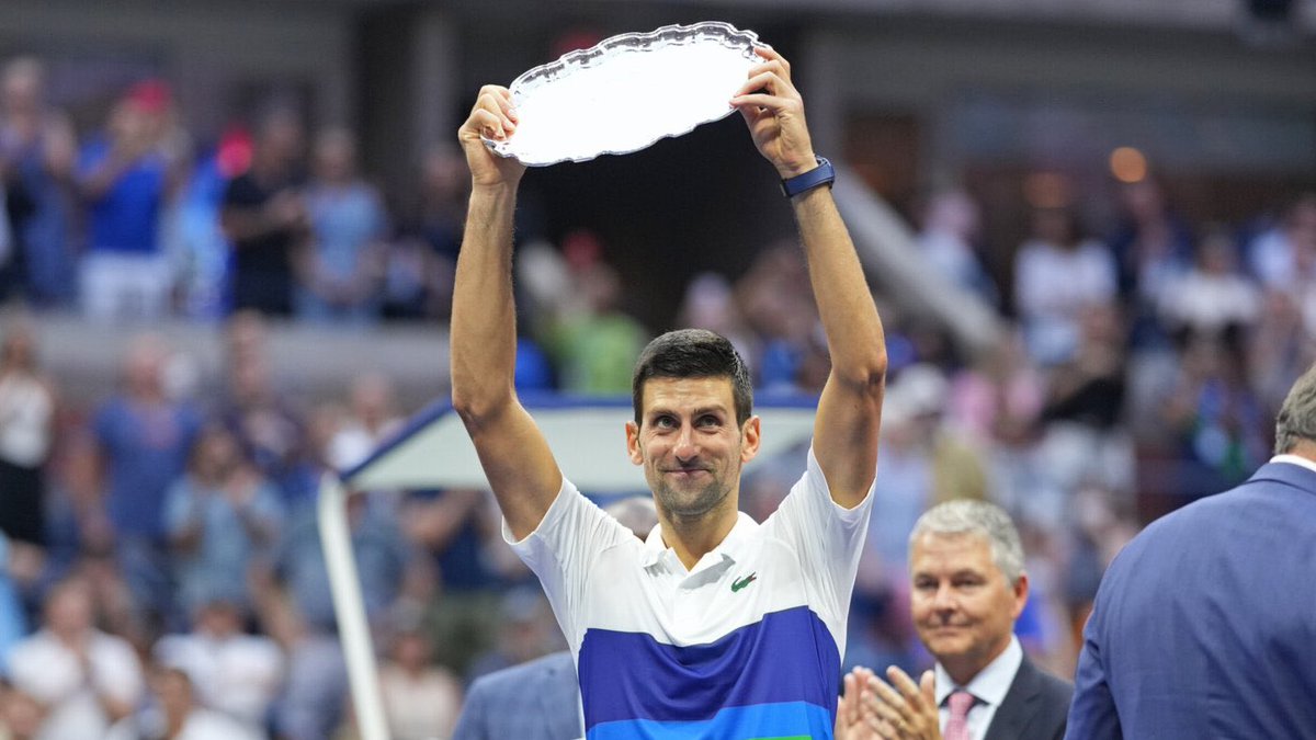 SporteeGoEvents's tweet photo. History on the men's side was just missed, as No. 2 seed Daniil Medvedev beat superstar Novak Djokovic in the finals in three sets, 6-4, 6-4, 6-4. The loss ended Djokovic's bid to win his 21st Grand Slam title.
 #usopen #usopen2021 #tennis https://t.co/gDzdWZkcXX