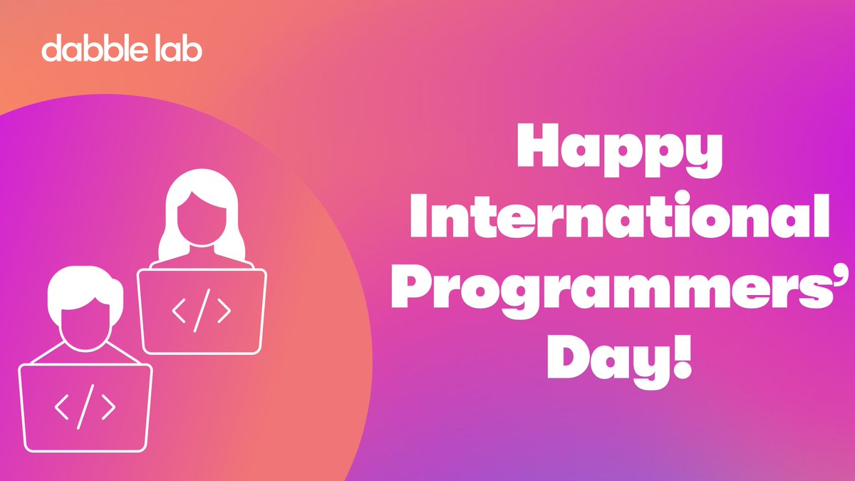 dabblelab's tweet image. Happy International Programmers' Day to all programmers out there!
#DabbleLab #ProgrammersDay #ProgrammersDay2021