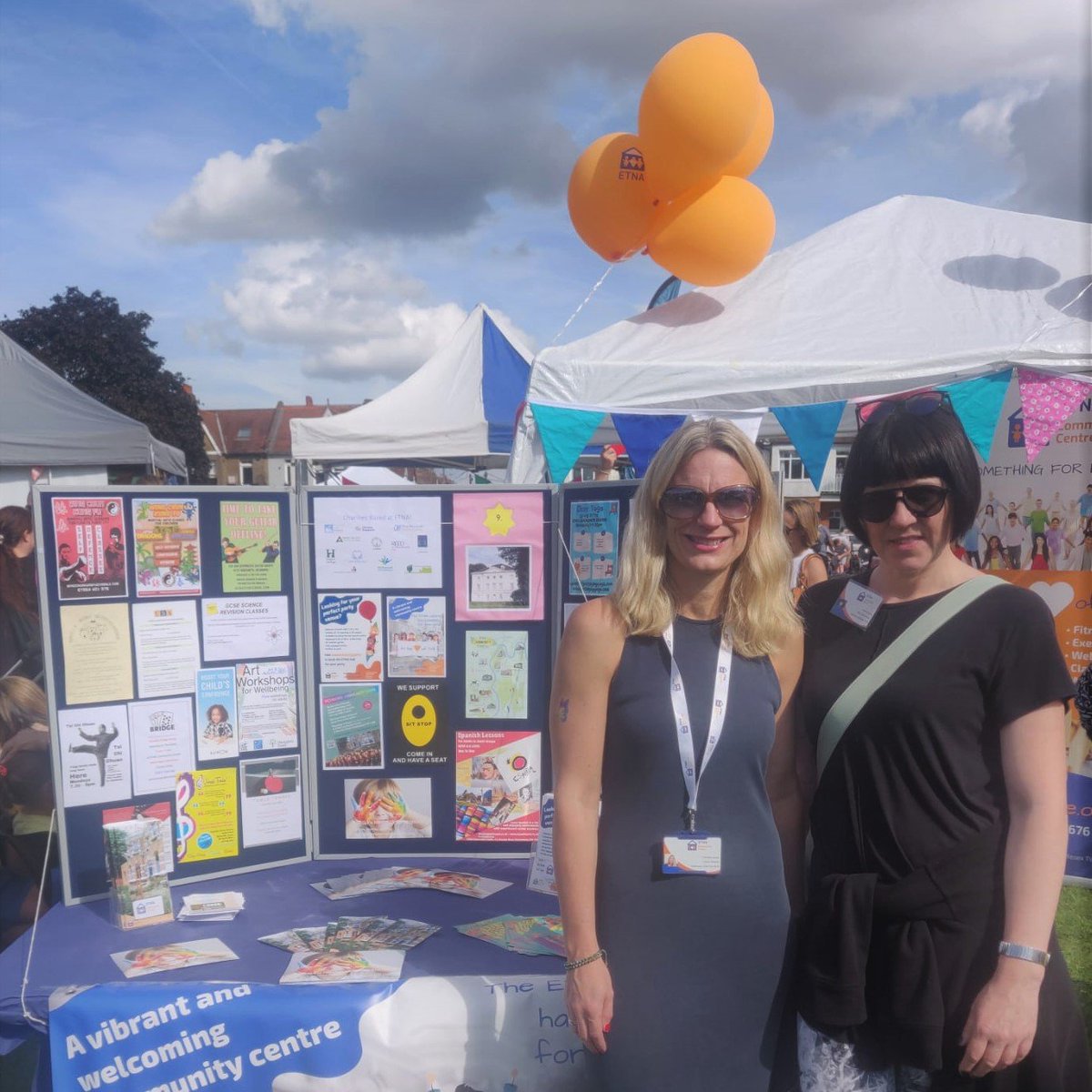 We had a great time at the @stmargaretsfair on Saturday. Thank you everyone who stopped by. Remember to visit @ETNACentre soon!😀#TW1 #CommunityTogether