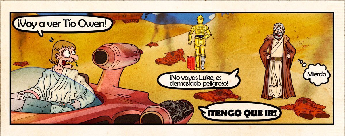 elchampi's tweet photo. TIO OWEN (Star Wars History)
#webcomic #webtoon #comic #fanart #starwars #uncleowen #obiwan #LukeSkywalker #womprat #ratawomp #tebeo #webtebeo #digitalart #digitaldrawing #wacom https://t.co/loRu1yM0Vk