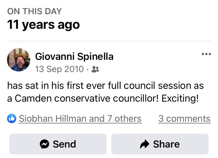 Tonight will be the eleventh year anniversary of my first ever Camden Council attended as a councillor. 
<a href="/CamdenTories/">Camden Conservatives</a>