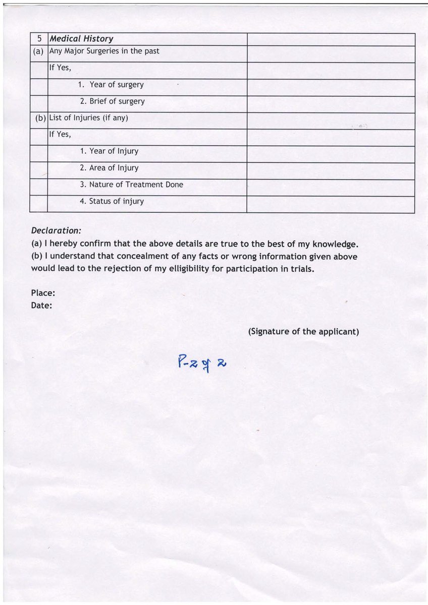 Advertisement notice for selection trials for #JKPDC #Football Team