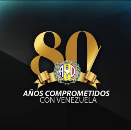 leonjura's tweet photo. Felicidades a nuestros amigos de Acción Democrática por su ejemplo de resistencia permanente en favor de la lucha social y la democracia. Un ejemplo de organización, de coraje, de responsabilidad y gallardía frente a la opresión. Las organizaciones deben decidir su propio destino https://t.co/Vq7L1AbkeJ