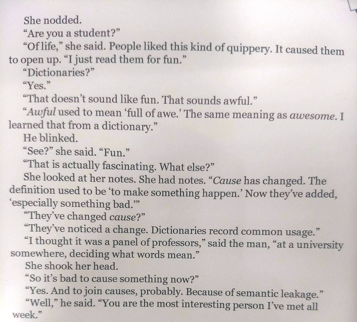 LauraFilardo's tweet photo. This recommendation by @lorenaperezhe was one of my summer readings. I not only enjoyed the novel a lot, but also found cool quotes to use in class. This was just perfect for the beginning of our course on #HEL today 💫✨ #backtoteaching https://t.co/dKj5IvKfUQ