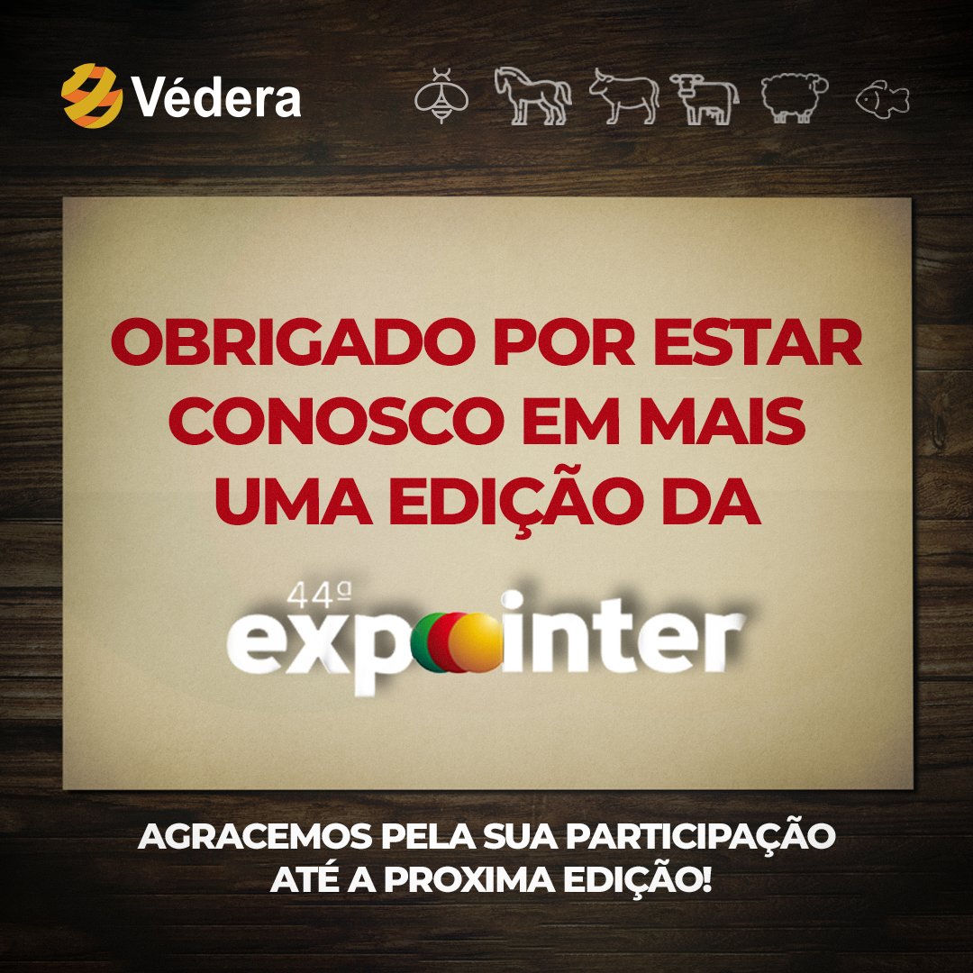 vederabrasil's tweet image. Sem os amigos criadores não poderíamos ter feito mais uma edição da Expointer histórica, a qual marcou a retomada das feiras presenciais do agronegócio brasileiro, seguindo todos os protocolos, sendo um sucesso.

Nosso muito Obrigado ao todos !!! Ate 2022.

#expointer2021