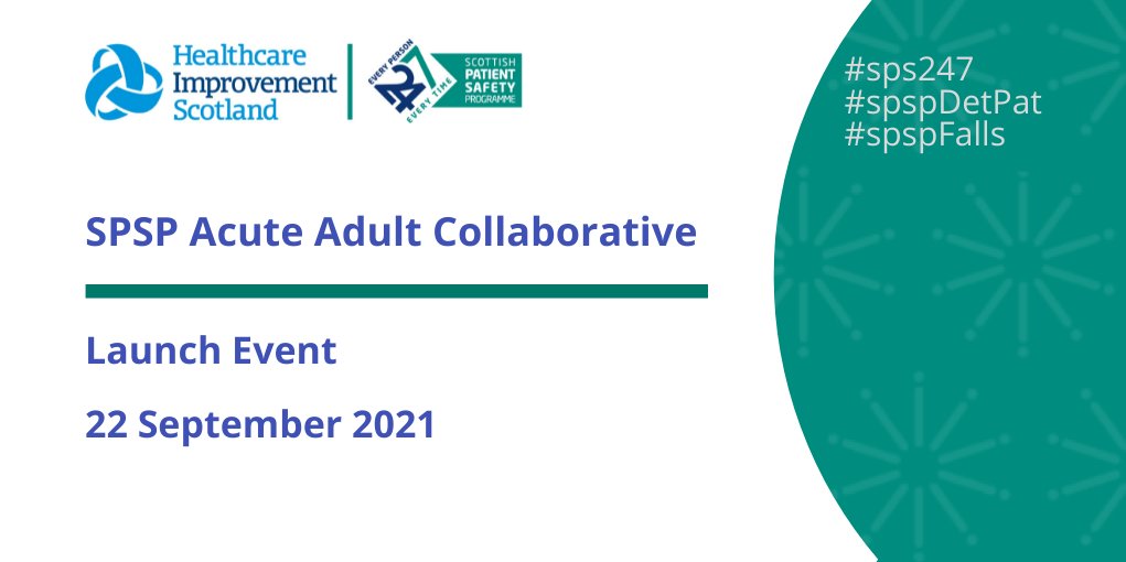 Improvement Hub (@ihubscot) on Twitter photo SPSP Acute Adult Collaborative Launch
<a href="/GeraldineMars11/">Geraldine Marsh</a>, Associate Nurse Director NHS Lothian will present at the afternoon session starting at 12.45pm on Wednesday 22 September 2021
To register your place click the link to register: bit.ly/3gQijWT SPSP Acute Adult Collaborative Launch
<a href="/GeraldineMars11/">Geraldine Marsh</a>, Associate Nurse Director NHS Lothian will present at the afternoon session starting at 12.45pm on Wednesday 22 September 2021
To register your place click the link to register: bit.ly/3gQijWT