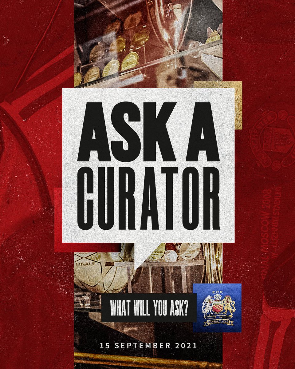 ManUtd's tweet photo. โ #AskACurator โ
It's @AskACurator Day on Wednesday 15 September, so we want to hear from ๐๐ผ๐! ๐ฌ
Our #MUmuseum team are ready to take your questions, so reply below and we'll respond to the best ones later this week ๐
#MUFC https://t.co/pFIgxvpNUL