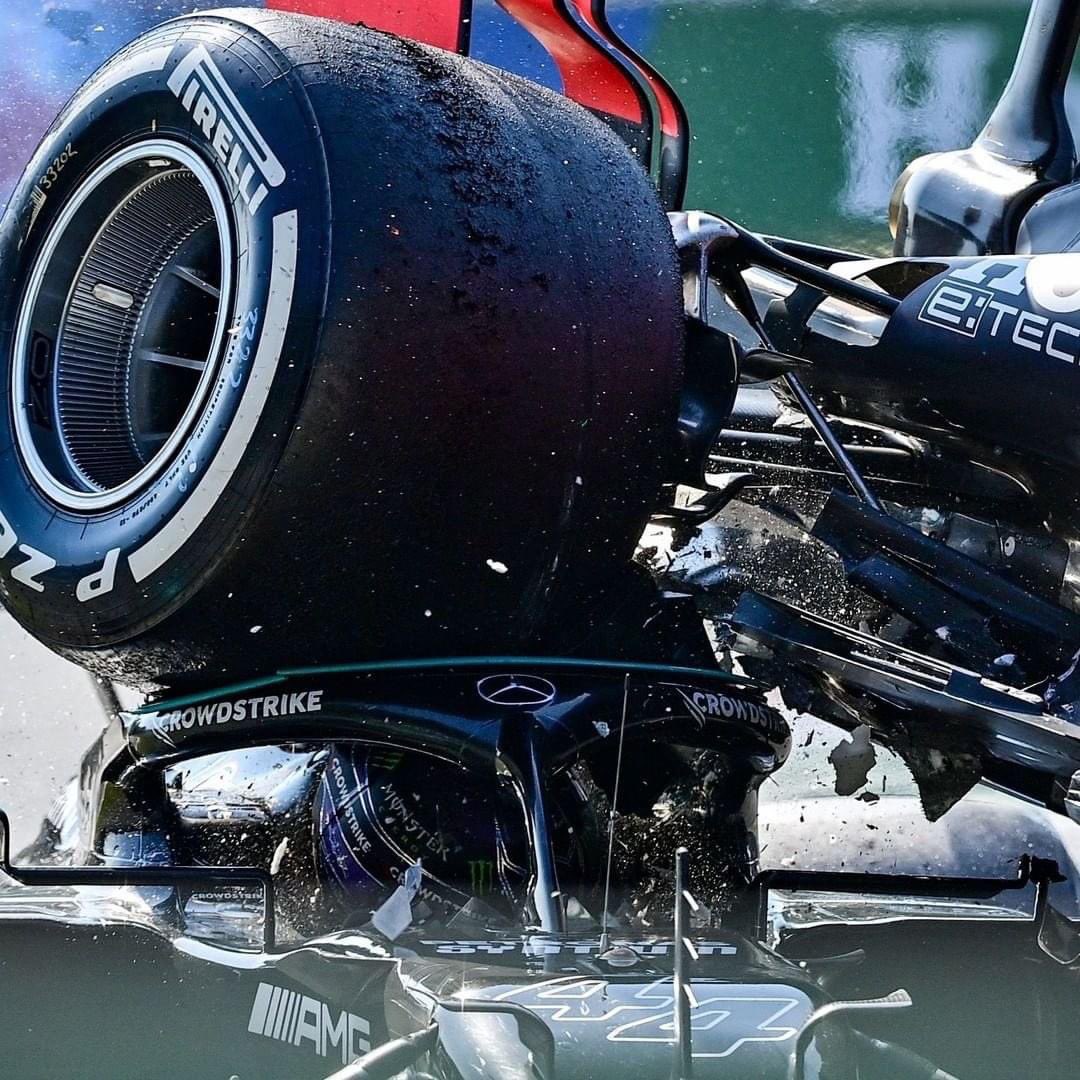 Science and engineering at its best, saving <a href="/LewisHamilton/">Lewis Hamilton</a> from serious injury. #stem #scienceandengineering #safety