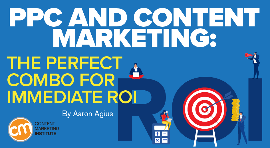 teamBrandgaard's tweet photo. #PPC brings attention to your site. #ContentMarketing builds trust once they arrive, says @IAmAaronAgius via @CMIContent. #PayPerClickAdvertising #ContentDistribution https://t.co/i1c17UysV9