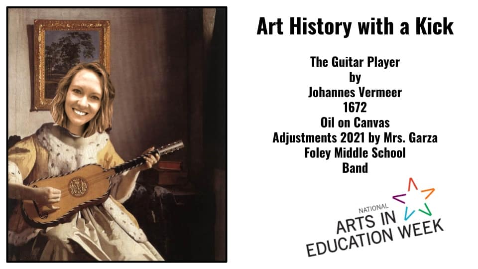⭐ It's National Arts In Education Week! Foley's Related Arts Team is celebrating in style 😉

"You can't use up CREATIVITY.  The more you use, the more you have." -Maya Angelou

#BecauseOfArtsEd #ArtsEdWeek #FoleyWarriors #FoleyMiddle