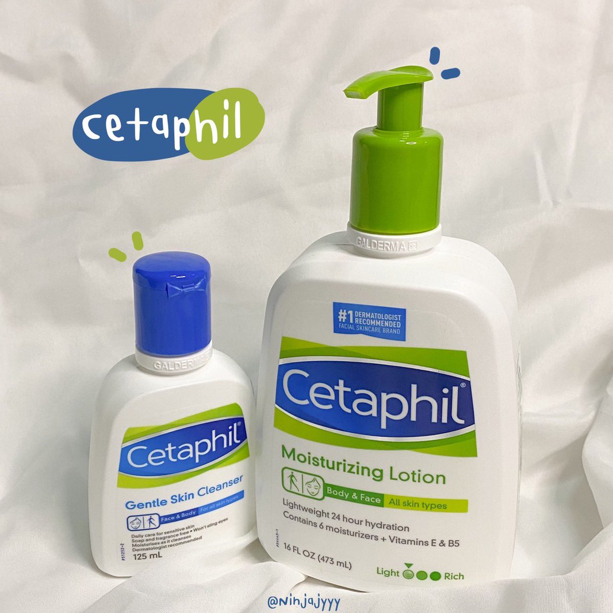 ninjajyyy's tweet photo. ขอแนะนำสกินแคร์ของดี(มากๆ)หน่อย ผิวอ่อนแอตอนไหนต้องกลับมาใช้  Cetaphil ตลอด ตัว Cetaphil Moisturizing Lotion มีขนาดใหม่ขวดปั้มใหญ่จุใจ ชุ่มชื้นเต็ม10! ทำให้ผิวแข็งแรงขึ้นด้วย ส่วนเจลล้างหน้าเหมาะกับคนผิวแพ้ง่าย เลิฟมาก
#Cetaphilสมการผิวสุขภาพดี #CetaphilTH #5signsofsensitiveskin https://t.co/Rc4ham4wK2