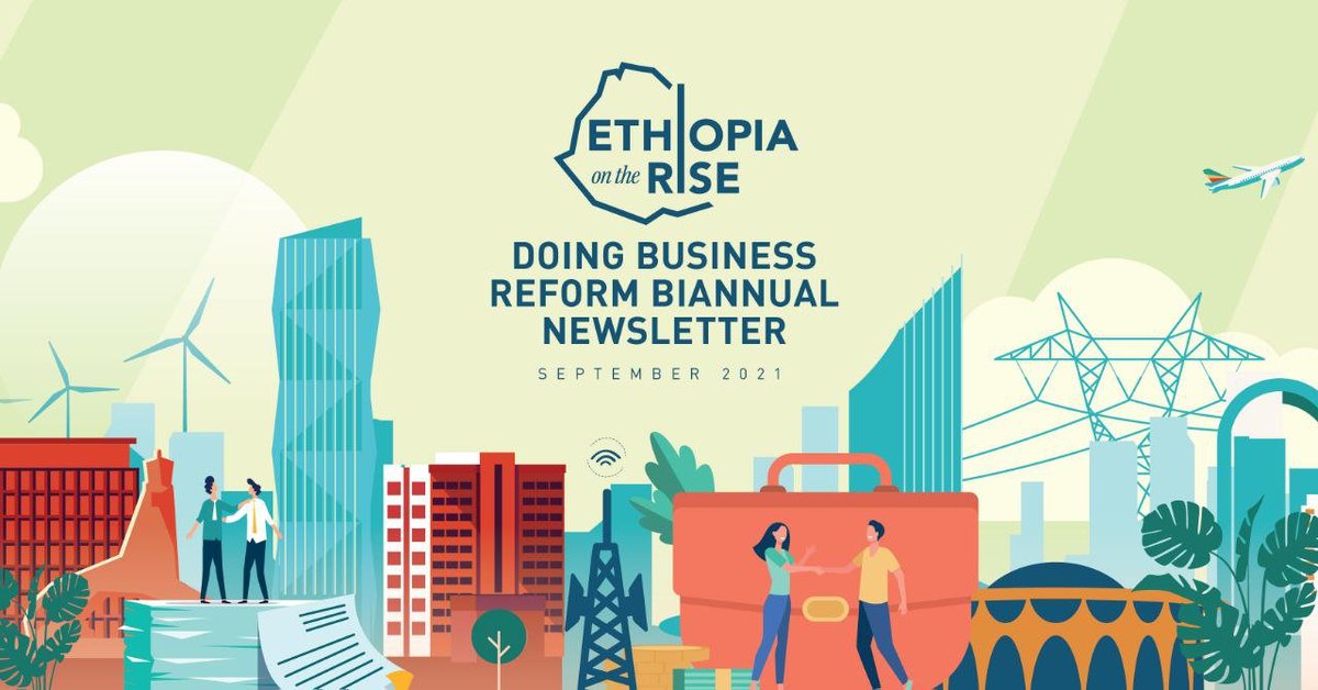 Our biannual #newsletter, #September2021 edition on the Ease of #DoingBusiness initiative titled #Ethiopia_on_the_Rise will be released soon! Stay tuned! 
#ReformingEthiopia 
#PrivateSectorDevelopment 
#ComingSoon 
<a href="/melaku_alebel/">Melaku Alebel Addis</a> <a href="/PMEthiopia/">Office of the Prime Minister - Ethiopia</a> <a href="/BilleneSeyoum/">Billene ቢልለኔ Aster Seyoum</a> <a href="/mihretum/">Mamo Mihretu</a> <a href="/Lelise_Neme/">Lelise Neme 🇪🇹</a>