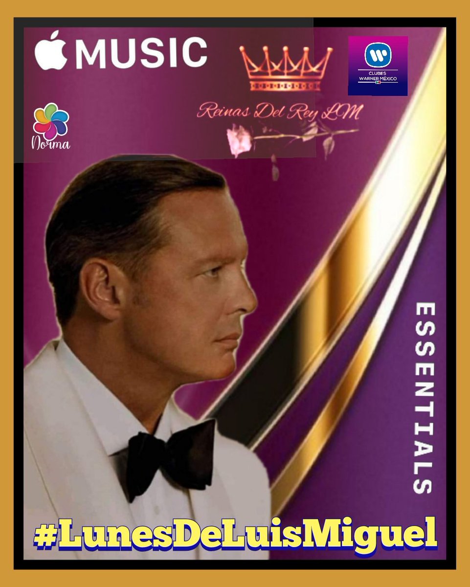 ReinasDelReyLM's tweet photo. #LunesDeLuisMiguel @LMXLM 
Escuchá en @AppleMusicES al mejor artista 
https://t.co/j8aBHrsT9a
@ClubesWarner 
@warnermusicmex 
@WarnerMusicArg 
@ReinasDelReyLM https://t.co/fi8CxdUwLs