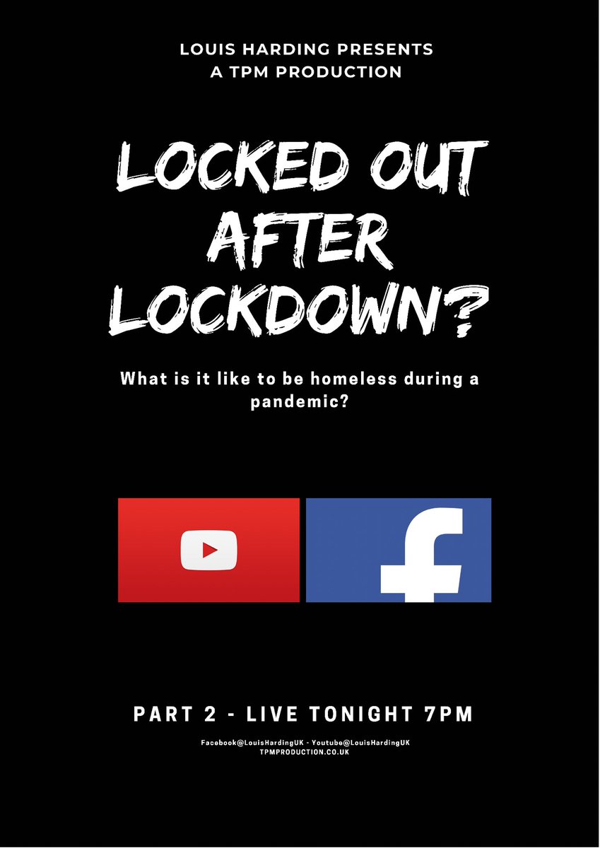 TPMproductionUK's tweet photo. ***ANNOUNCEMENT***

Locked out after lockdown - Part 2 - TONIGHT 7PM! 

https://t.co/P9sUVLOYzh

Apologies for the delay. https://t.co/gnCgeBESiK