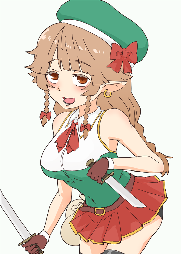 「エルフでシーフな納沙幸子 #はいふり 」|明日葉トモロウ/ダービーガールズ８【C-33】のイラスト