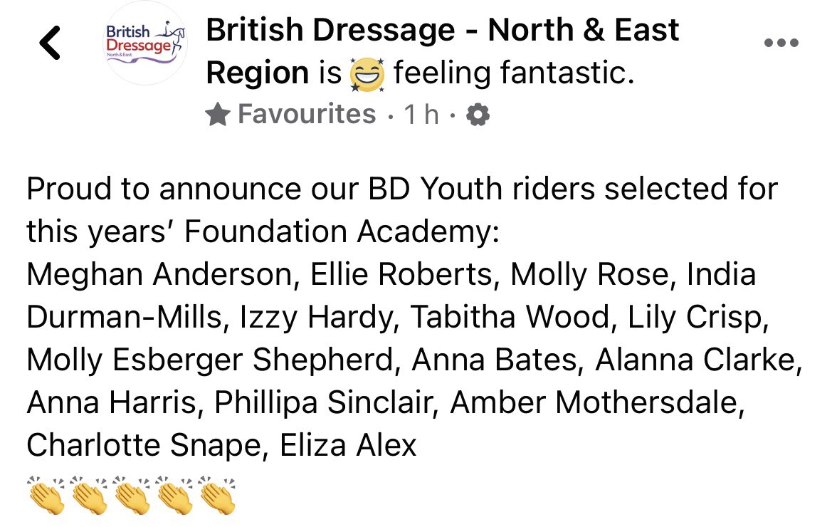 Saraho60936120's tweet photo. Really pleased Tabs has been selected for the Foundation Academy by British Dressage - it was her goal this year to become a BD Academy athlete 👏👏🐴🐴 https://t.co/oPFq8gENBR
