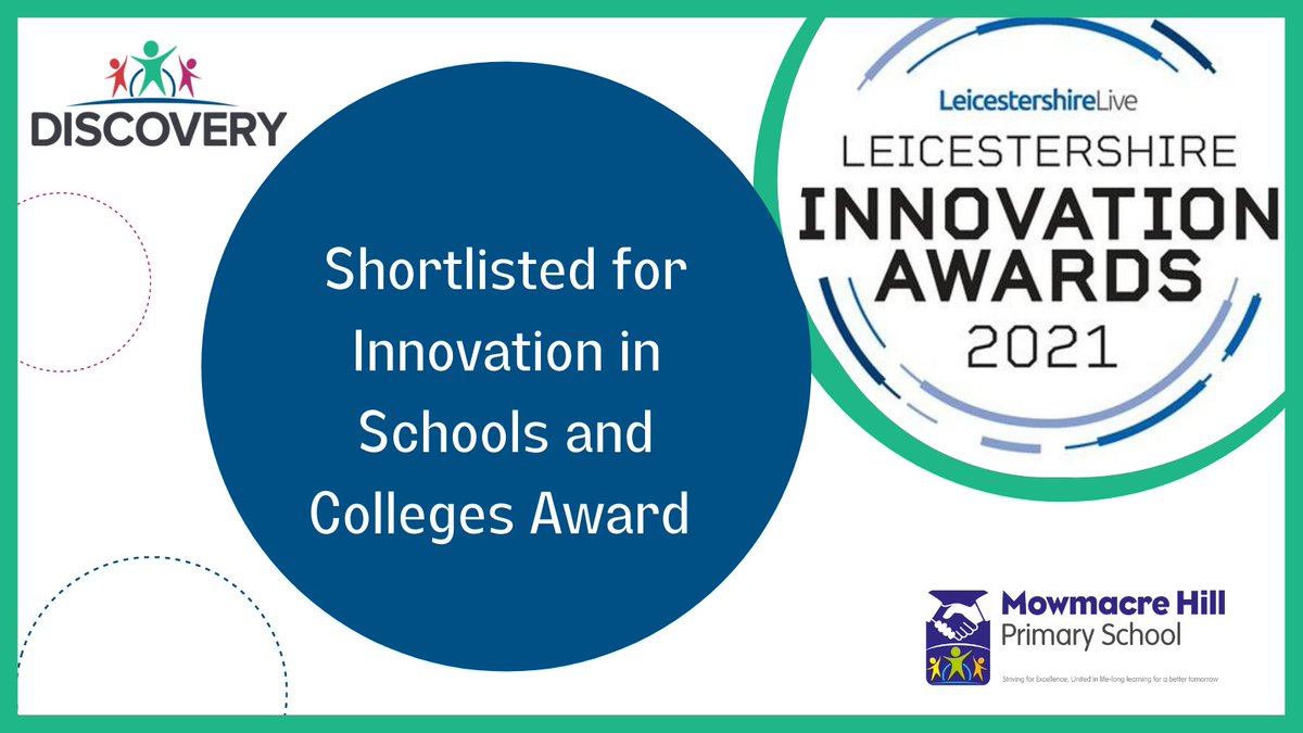 Congratulations to <a href="/MowmacreHill/">MowmacreHillPrimary</a> for being shortlisted for the #LeicestershireInnovationAwards2021 for their Community Beekeeping Project.  Good luck for tomorrow.

All finalists can be viewed at buff.ly/3EbDEno

#innovationawards #schoolawards  #schoolinnovation