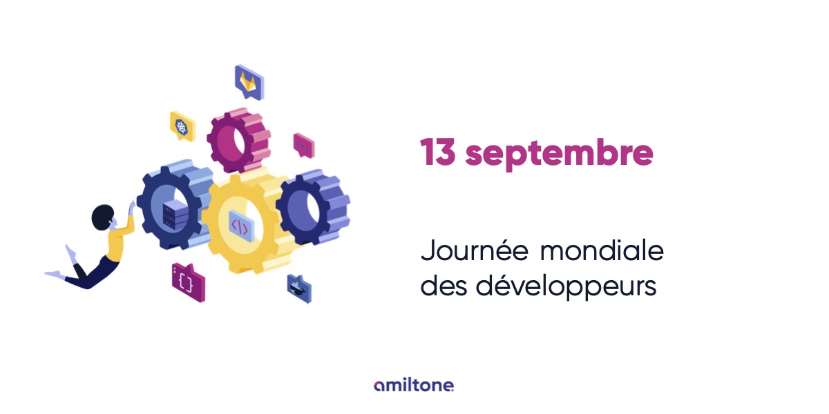 Bonne fête à tous les développeurs. 🎉

Une journée venue directement de Russie qui a pour intérêt de mettre en lumière tous ceux qui travaillent dans l'ombre ! 

Pour en savoir plus, allez faire un tour sur notre page : Factory ⬇️ hubs.ly/H0X7Rkk0
