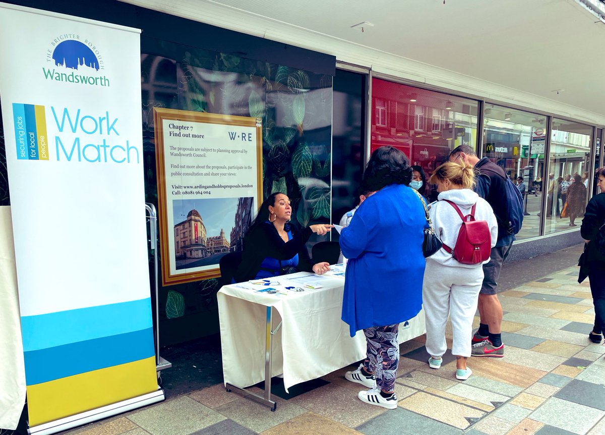 We’re here at #ClaphamJunction #Battersea until 4pm. 

We would love to meet you if you’re looking to work closer to home in an array of great local jobs. 

#WorkMatch #HospitalityLife #HospitalityCareers