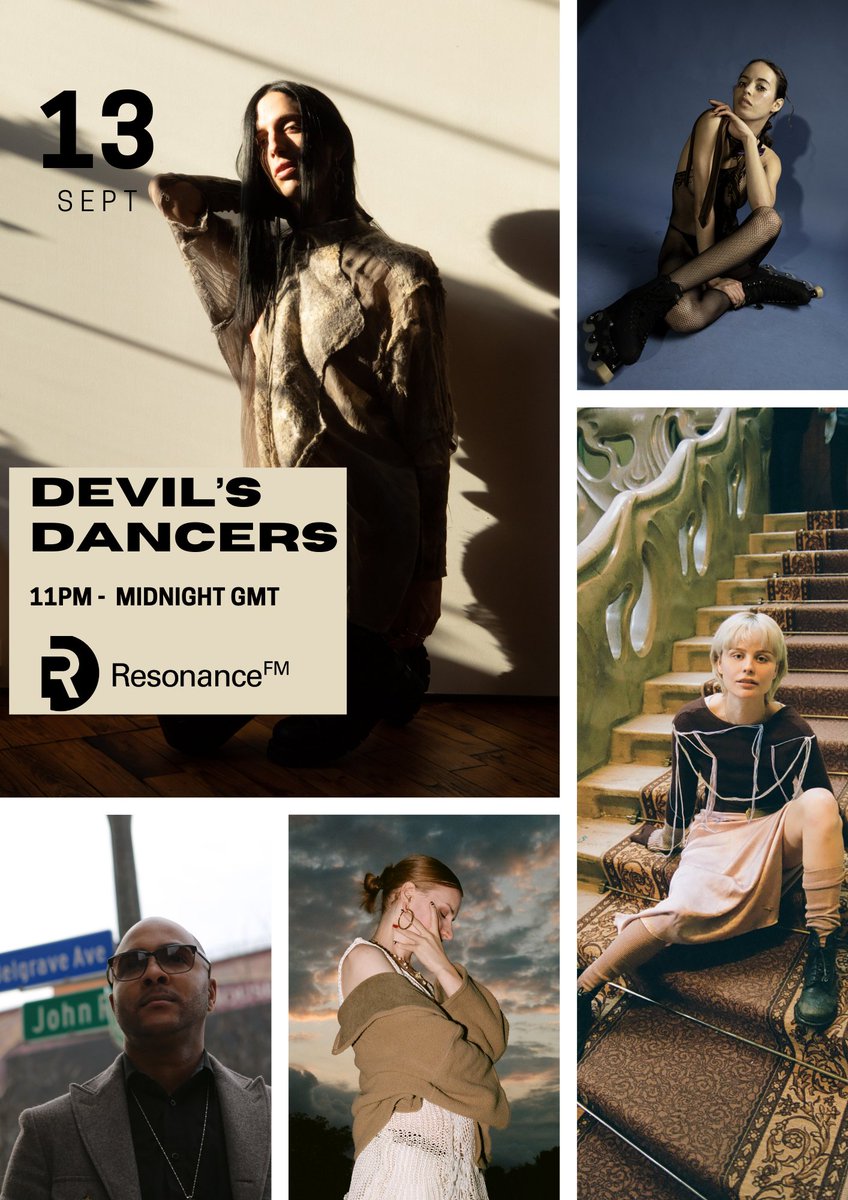 Devil’s Dancers on air tonight @ResonanceFM New music by @marinaherlop debut @PAN_hq @GambleLee @hyperdubrecords STRACID, @dkapz, @Follakzoid Domingae @SacredBones, AYA debut @Hyperdub & part of Jo Johnson & Hilary Robinson's recording (9128.live) @werkhouse