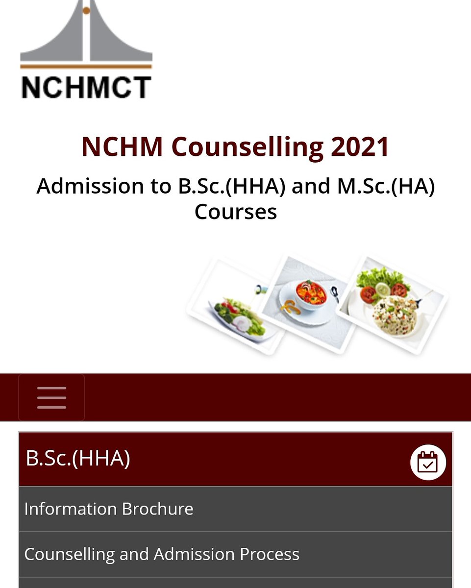 Counselling process for admission to B.Sc. HHA started at nchmcounselling.nic.in