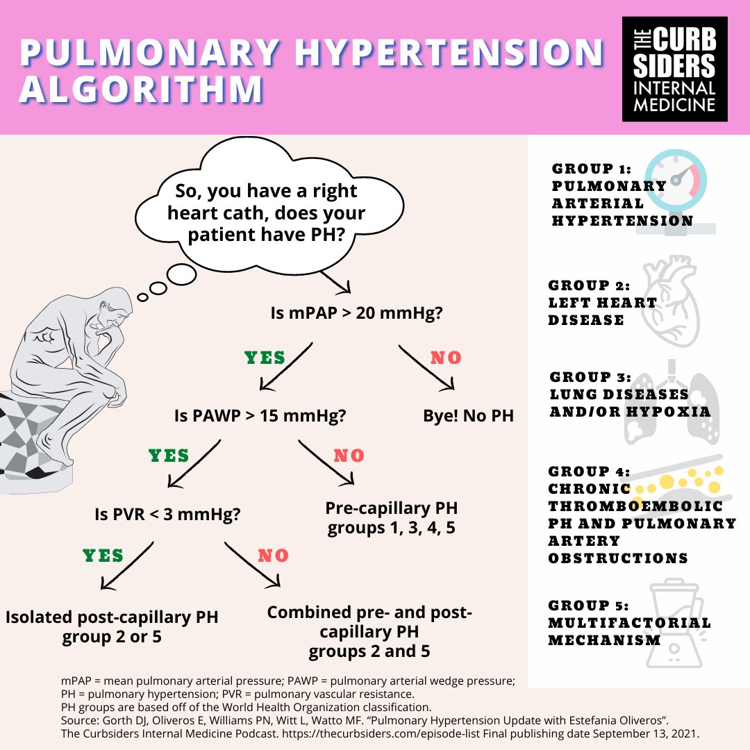 thecurbsiders's tweet photo. Join us as we take a 6-minute walk through the definition, presenting symptoms, &amp; diagnosis of pulmonary hypertension w/ @EstefaniaOS who  helps us get on the right side of hypertension on the right side of the heart! https://t.co/g30jvBONzp #MedEd #FOAMed https://t.co/aBJAXQhcny