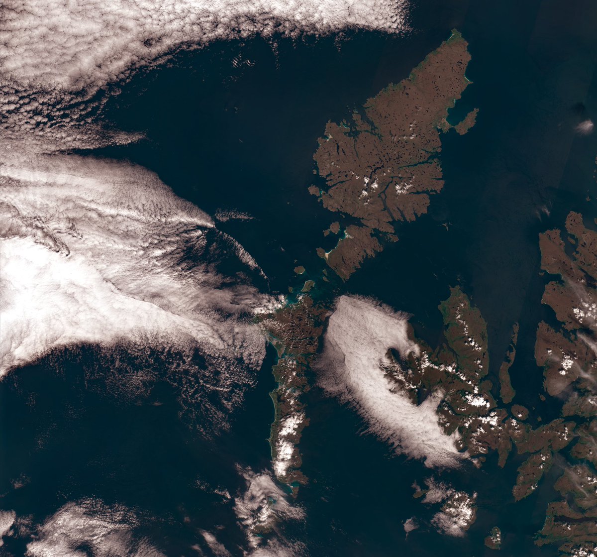 SaxaVord_Space's tweet photo. Our last image was indeed Fair Isle - you guessed it! We've widened the lens this week and moved away a little from our normal geography. It should still be very recognisable, however. https://t.co/jxpIHKyAFu