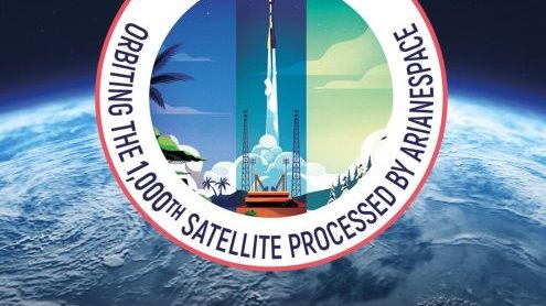 BeyondGravity_S's tweet photo. The next @OneWeb launch will bring a double milestone. Not only our friends from @Arianespace will launch their 1000th satellite, but also our dispenser will place its 1000th satellite in orbit π°οΈ#OneWebLaunch10 https://t.co/KlhaaoYgEt