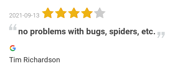 PestShieldSTL's tweet photo. New 4.0-star Review: "I have had PestShield since I purchased my house. no problems with bugs, spiders, etc." https://t.co/EFaqwfj5BF