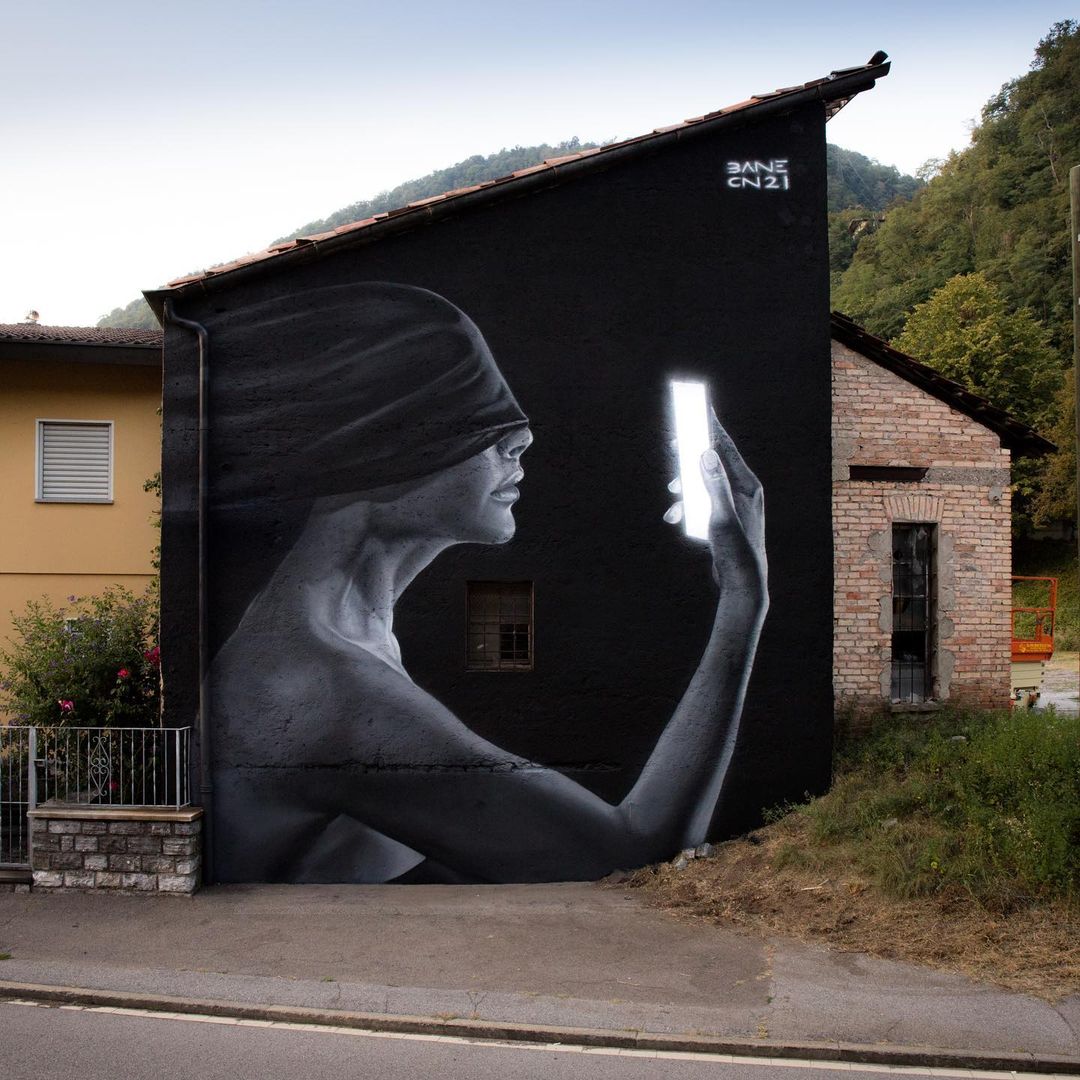 P E R C E P T I O N 

By @fabian_bane_florin
@ainiac_official
@rob_macht_sachen 
<a href="/feelena/">Felisa Cruz</a> - photo reference 

Triennale di Maroggia 2021
@maroggia_art

#GlobalStreetArt #PaintedMural #PaintedCities