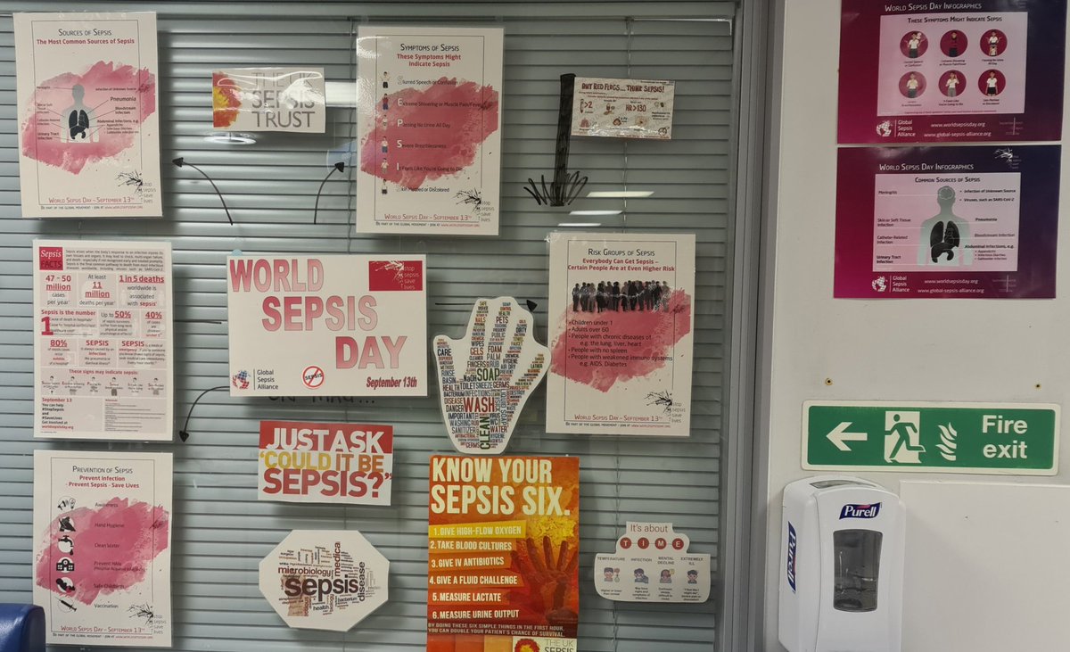 SLC_86's tweet photo. @HeartlandsUHB @uhbtrust new sepsis champions, more amazing boards! #sepsis #WorldSepsisDay #ccot #teamwork https://t.co/HZKAXvJkdm