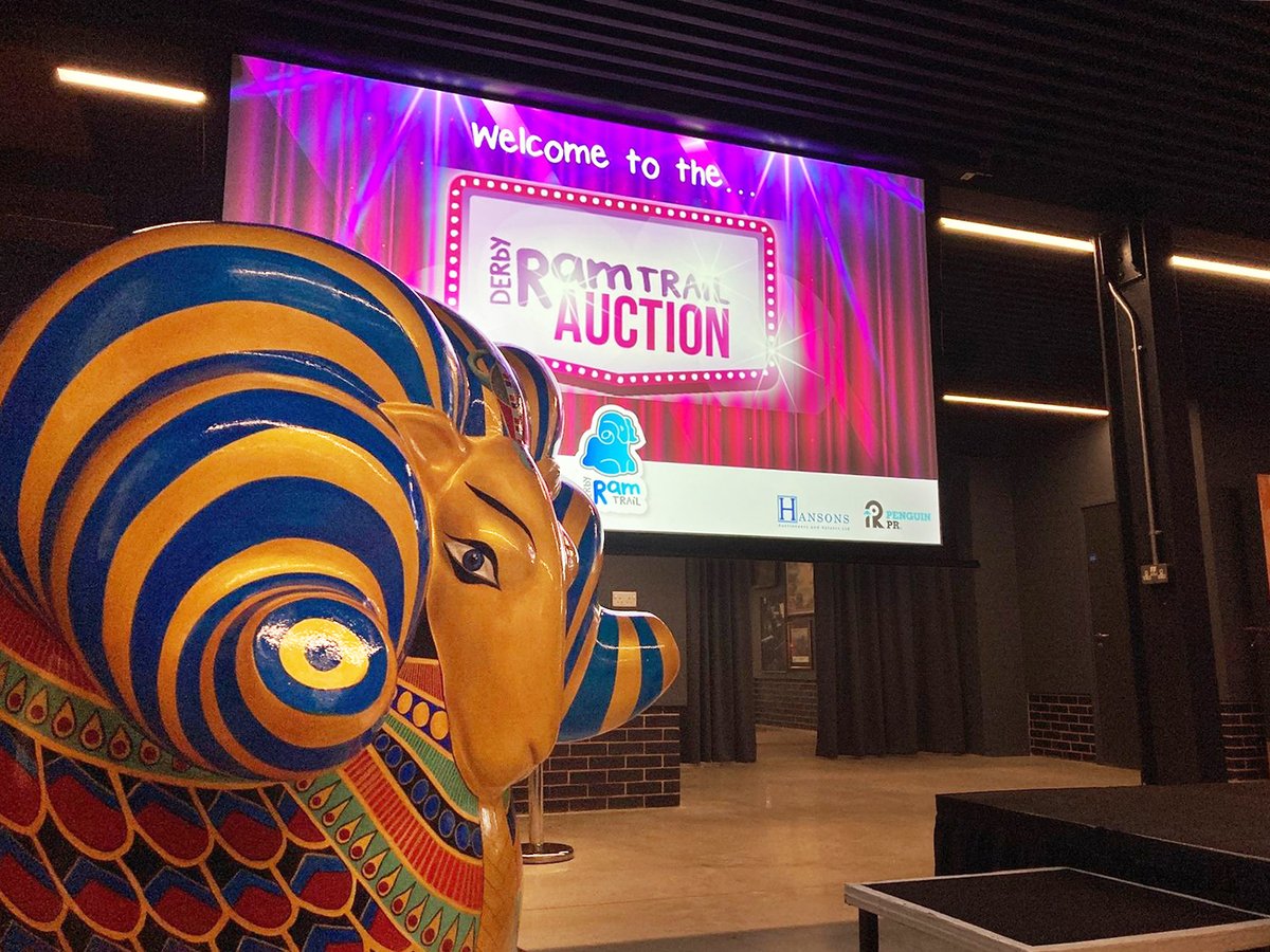 Delighted to see Rameses auctioned off at the #DerbyRamTrail auction – raising £9.8K for <a href="/derbymuseums/">Derby Museums</a> which will be doubled by <a href="/HeritageFundUK/">The National Lottery Heritage Fund</a>!

A fantastic end to an epic event and, as Creative Partners, one we’re truly proud to have been a part of.

📸: ow.ly/cdLT50G8IEy