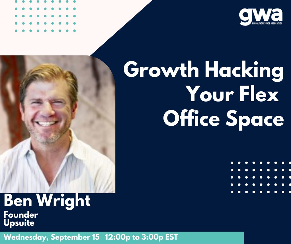 The Hybrid workforce is here.  Join our GWA session "Growth Hacking Your Flex Office Operations, Just the Facts" to learn how to capitalize, grow, and thrive. bit.ly/gwafall21event  #realestate #office #flexibleworkspace #coworking #agile #workspace  #proptech SquareFoot