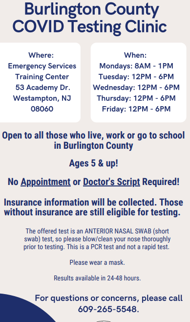 Testing center opens today. Please RT to spread the word.