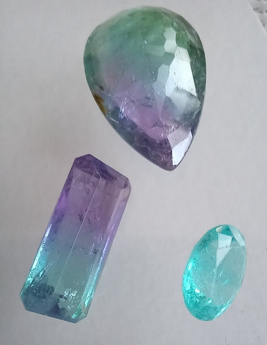 CorundomRuby's tweet image. Bicolor paraiba