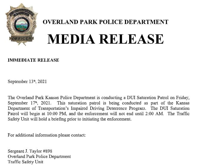 Press Release: