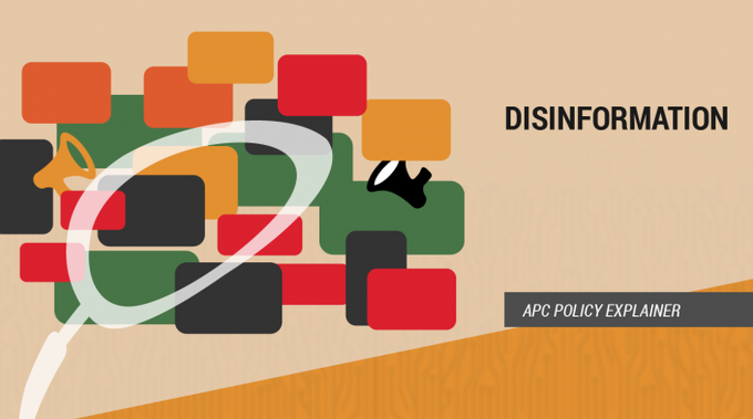 APC_News's tweet photo. How do we address disinformation? 

APC's latest edition of our #PolicyExplainers series focuses on #Disinformation. 

https://t.co/h6t50KkQJp https://t.co/aZ2bhsIqm3