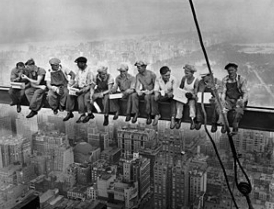 dm21works's tweet photo. New York has Lunch atop a skyscraper,  Dublin has Lunch upon a Footpath. https://t.co/OFc4nuJKQe