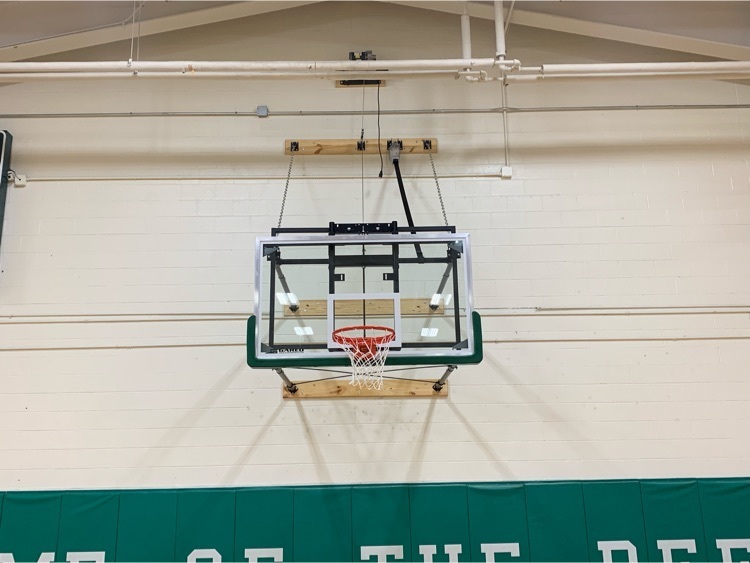 thebethelbees's tweet photo. New adjustable basketball goals were added to the Middle School gym last week. This will be a huge benefit to our youth programs as they lower to 8’.

Thank you to to the Bethel Athletic Boosters and the Bee Ball program for funding 100% of this project! https://t.co/rHULBqyGi7