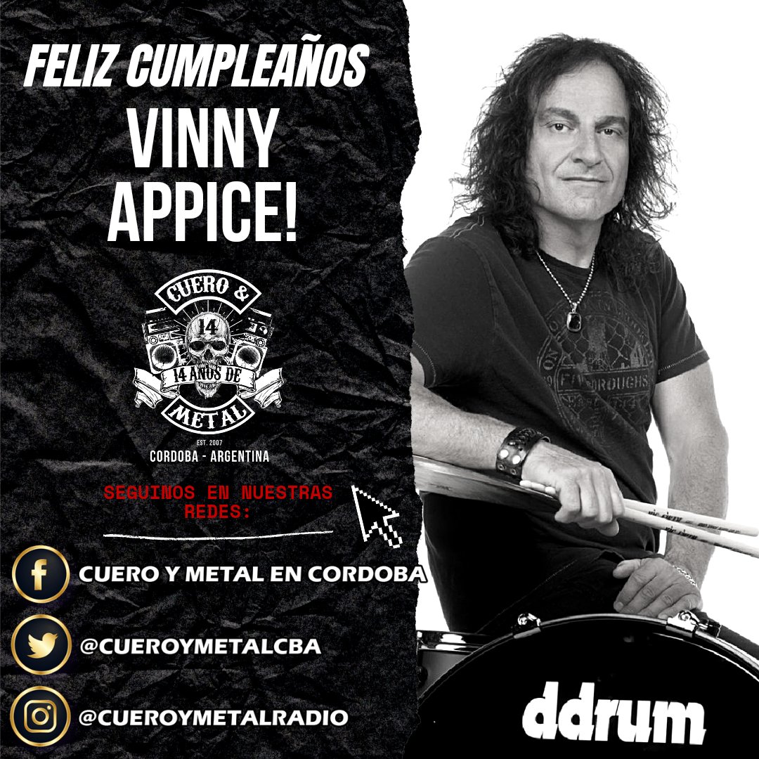 Happy Birthday Vinny Appice!  