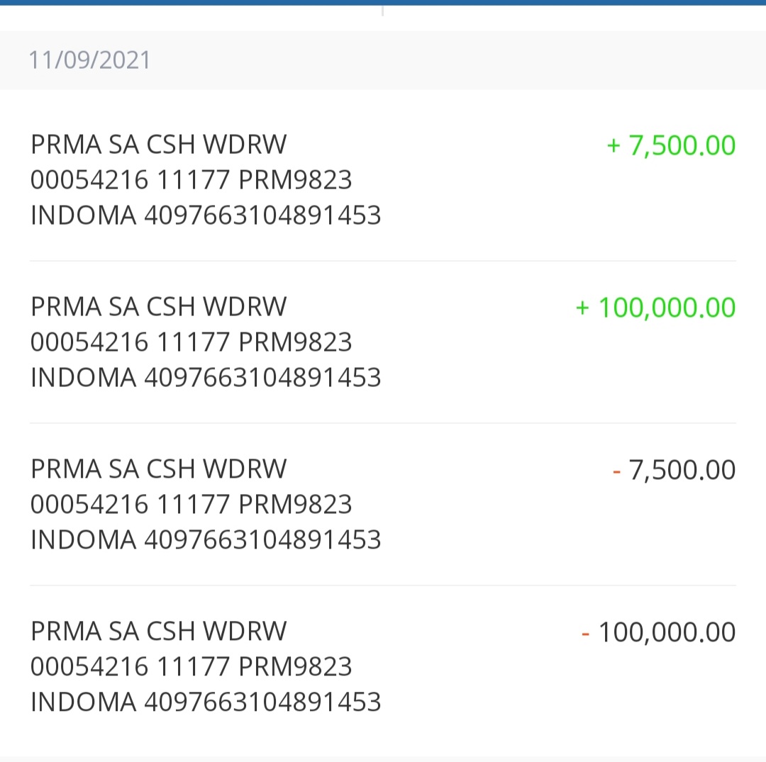 ulvamuslim's tweet photo. @mandiricare saya kemarin ambil uang di atm link milik BRI, Kaget uang ga keluar pas cek ga ilang tp baru ngeh biayanya 7500 aja, bukannya sesama atm link gratis ya?? Setau saya terakhit dibilang kena biaya. https://t.co/61havvUydb