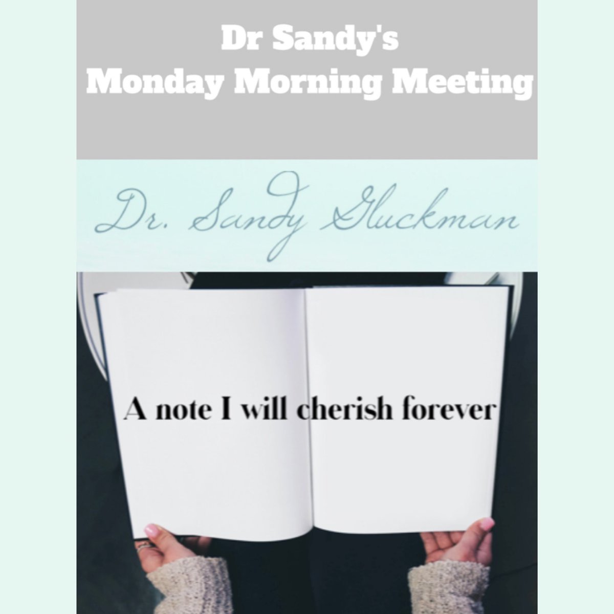 As I post this, I am overcome with huge emotion. You see, I was tidying up, and found this note from my son, written before the birth of his first son, many years ago. Please read more : instagram.com/p/CTwxhpNlSf9/